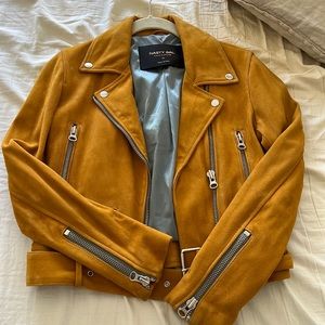 Nasty Gal Leather Moto Jacket 100% leather